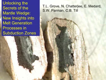 Unlocking the  T.L. Grove, N. Chatterjee, E. Medard,  Secrets of the  S.W. Parman, C.B. Till