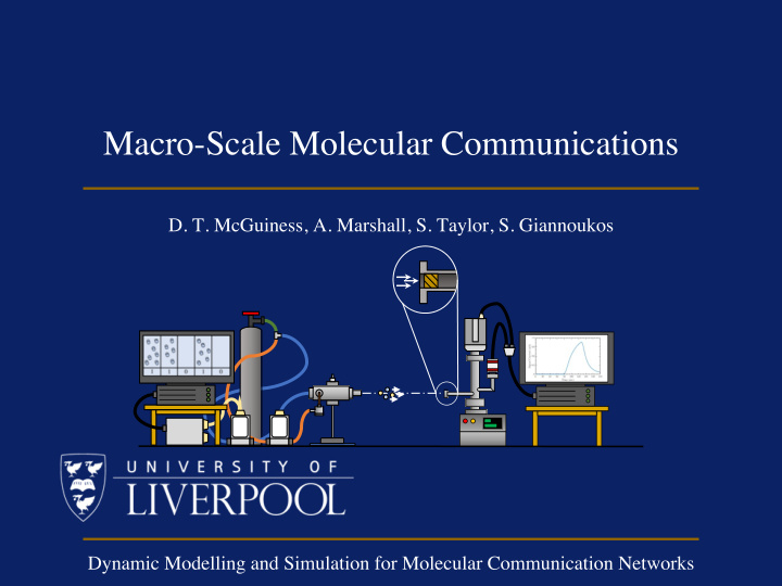 macro scale molecular communications