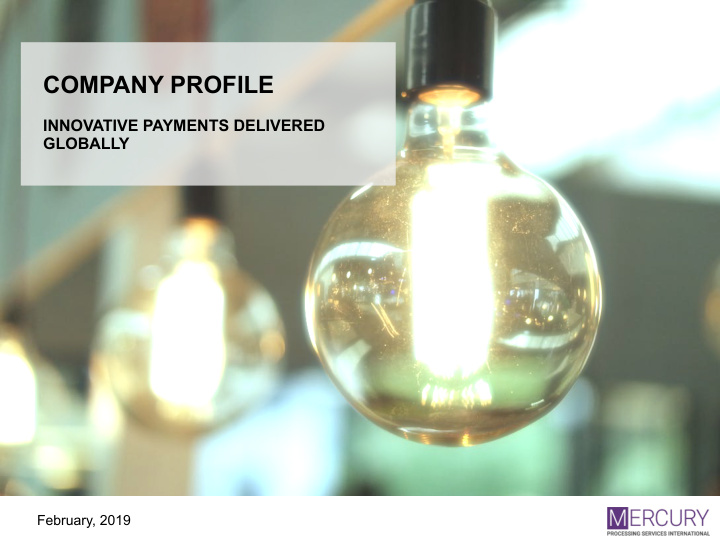 company profile