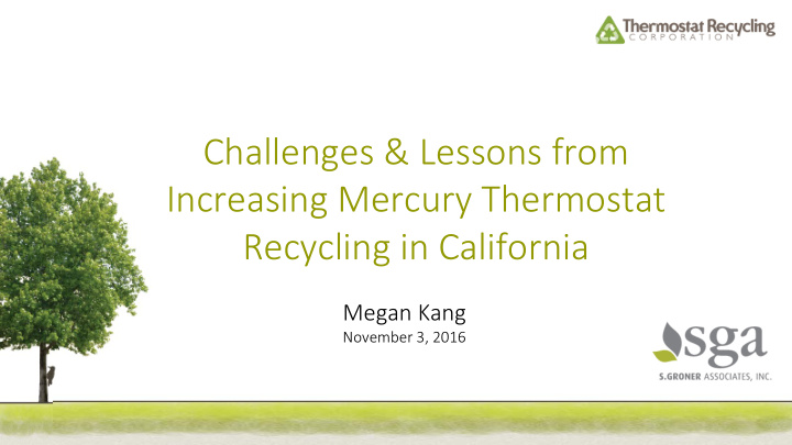challenges lessons from increasing mercury thermostat