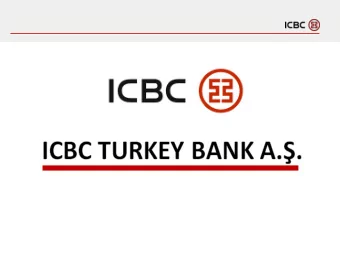 0  Table of Contents  Turkish Economy  ICBC Turkey and ICBC in short  Financial