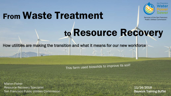 from waste treatment to resource recovery