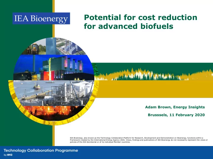 potential for cost reduction