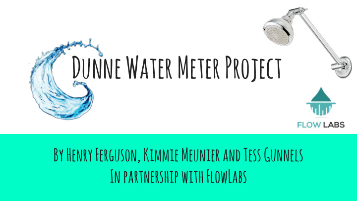dunne water meter project