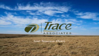 Smart. Responsive. Efficient.  Case Study: Challenges with  Algae Blooms and Their Impact  on Water