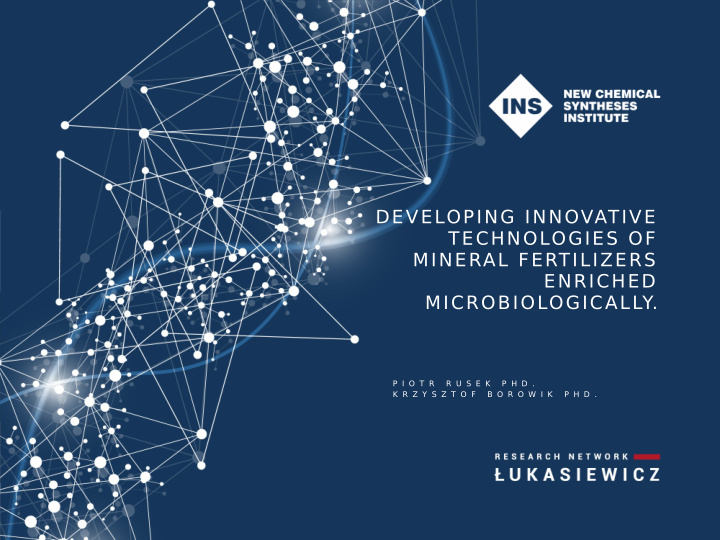 developing innovative technologies of mineral fertilizers