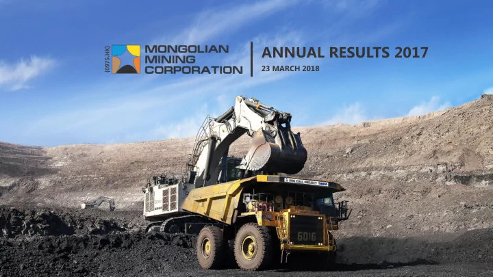 annual results 2017