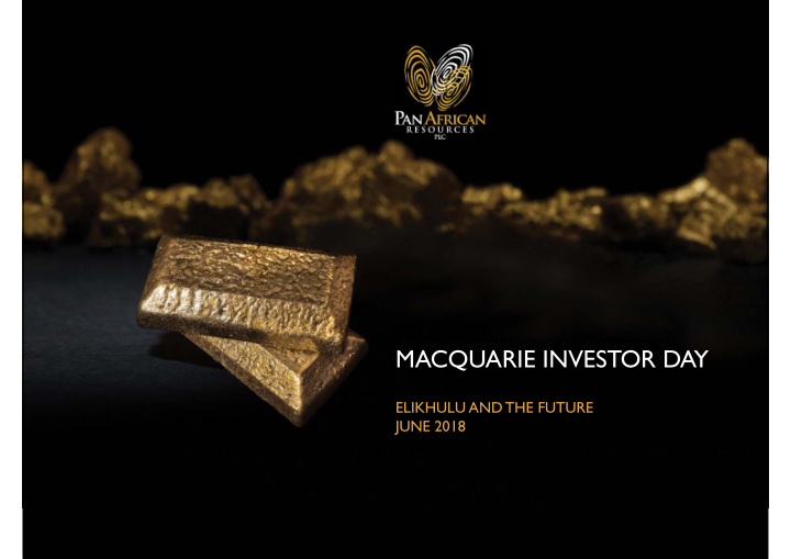 macquarie investor day