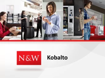 Kobalto  Highlights    Patented Z3000 Necta espresso brewer producing  15 bar pressure for the