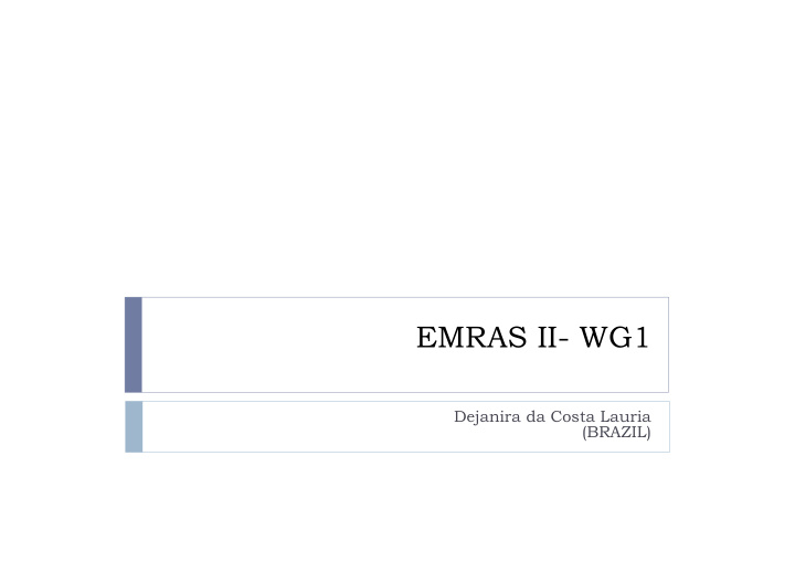 emras ii wg1