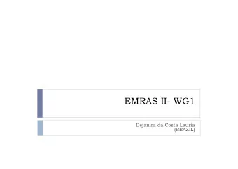 EMRAS II- WG1  Dejanira da Costa Lauria  (BRAZIL)  Scenario A version 2  CROM code based on SRS