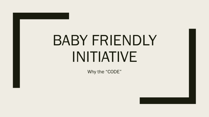 baby friendly initiative