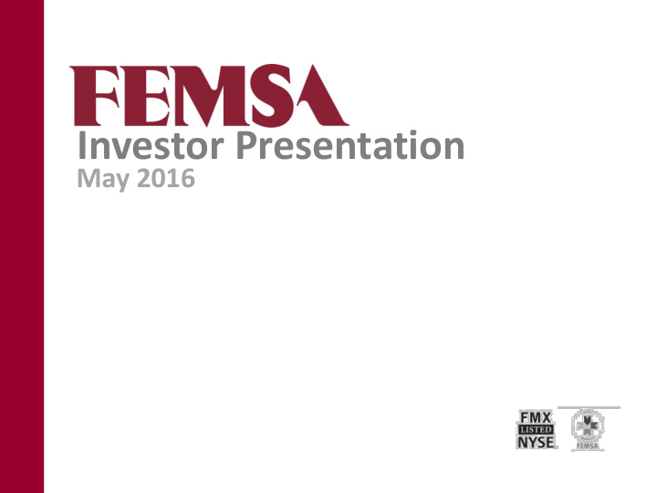 investor presentation