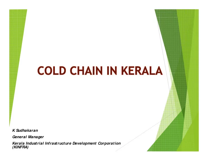 k sudhakaran general manager kerala industrial