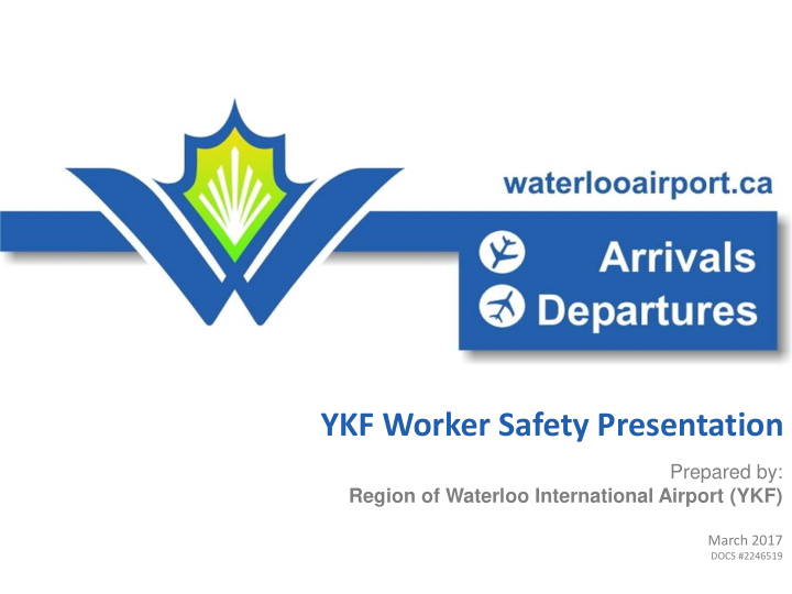 ykf worker safety presentation