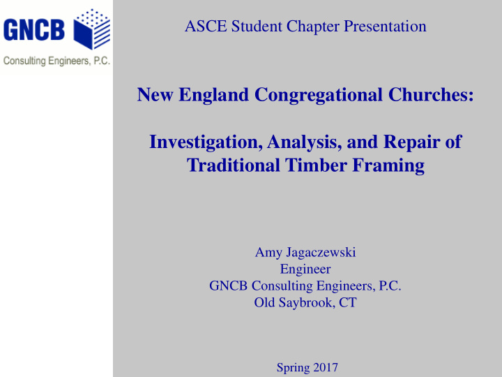 asce student chapter presentation new england