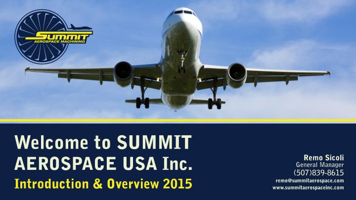 milling and turning services summit aerospace use inc