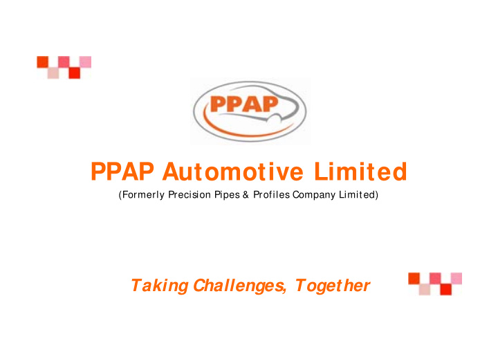 ppap automotive limited
