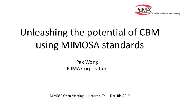 unleashing the potential of cbm