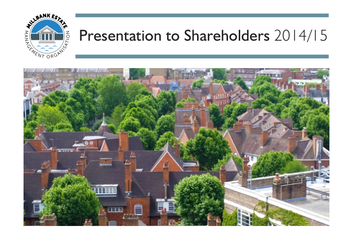 presentation to shareholders 2014 15