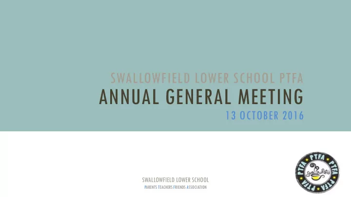 annual general meeting