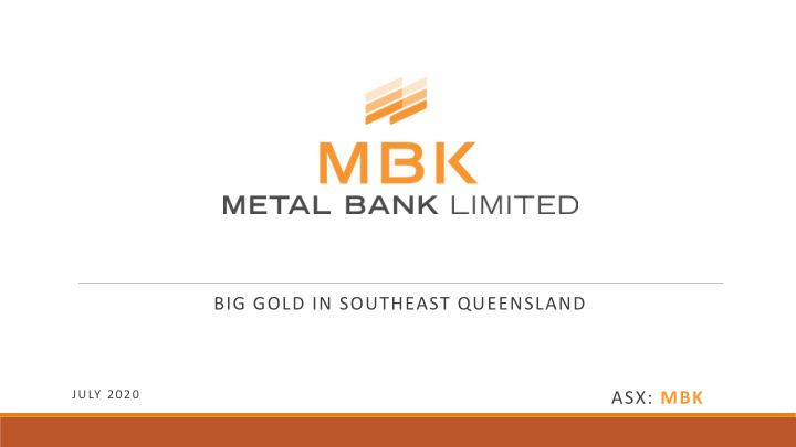 big gold in southeast queensland