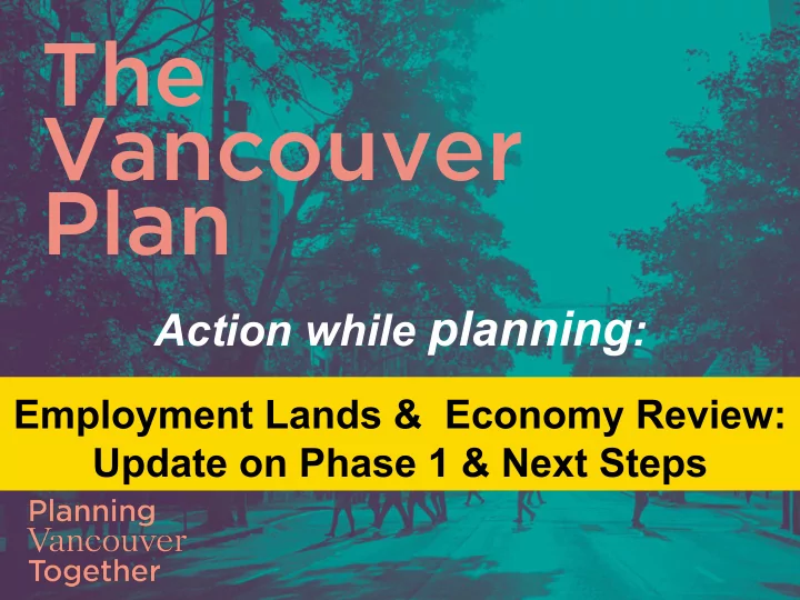 the vancouver plan
