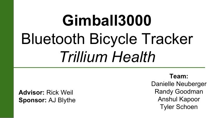 gimball3000 bluetooth bicycle tracker trillium health