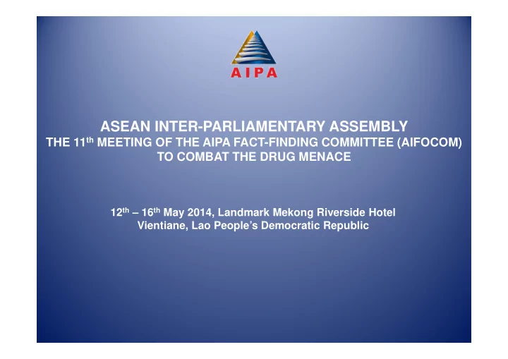 asean inter parliamentary assembly