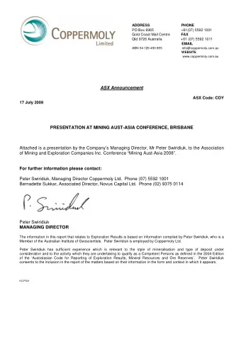 ADDRESS                               PHONE  PO Box 6965                           +61(07) 5592