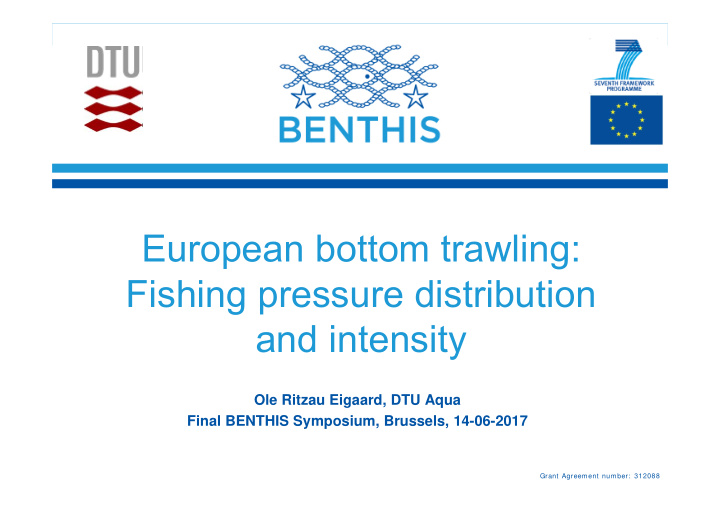 european bottom trawling fishing pressure distribution
