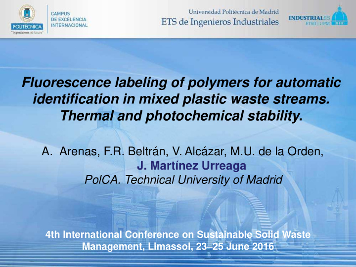 fluorescence labeling of polymers for automatic