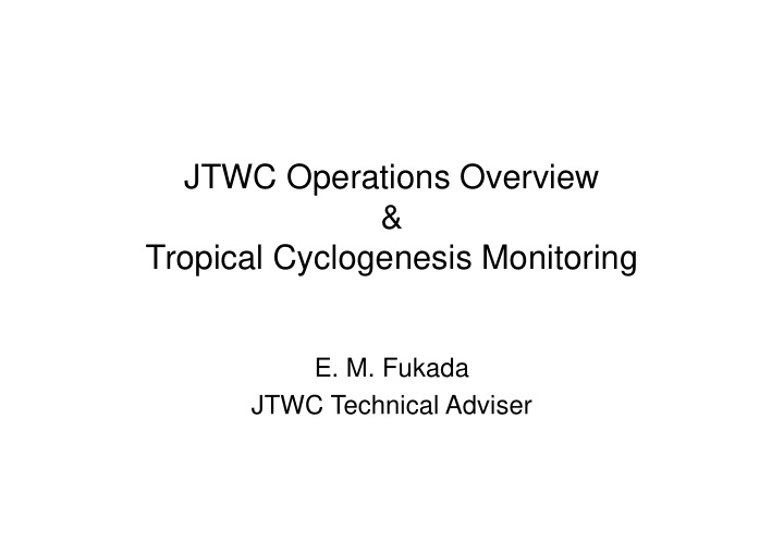 jtwc operations overview tropical cyclogenesis monitoring