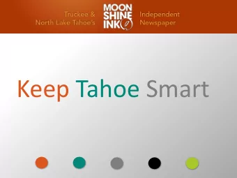 Keep Tahoe Smart  V i n t a g e  2 0 0 2 ,  N i p  1  W h a t s  B r e w i n g  i n  T r u c k e