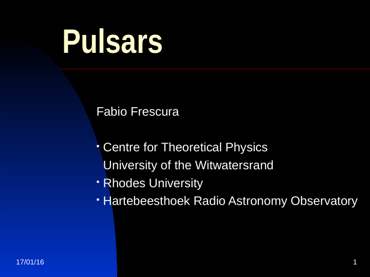 pulsars