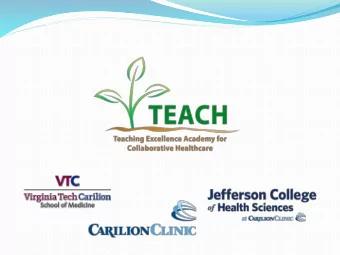 TEACH  2015-  Diverse Steering Committee  Across organization  188 Members  Teaching