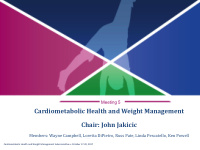 cardiometabolic health and weight management chair john