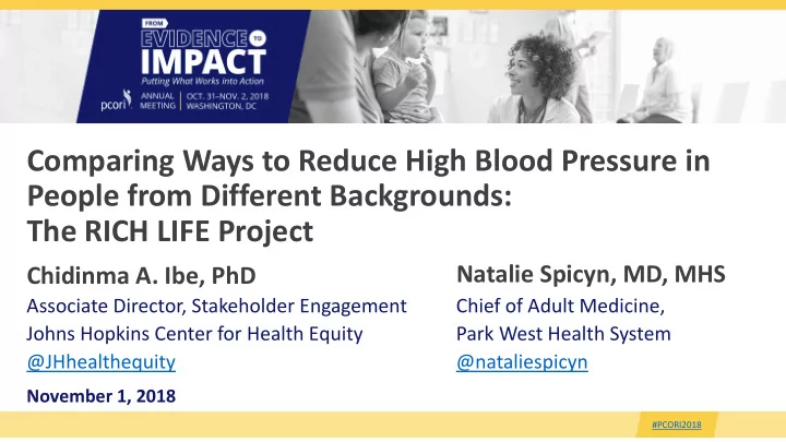 comparing ways to reduce high blood pressure in people