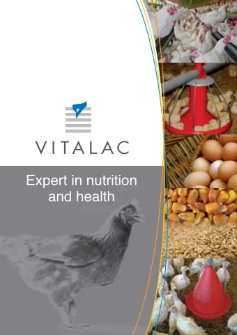 Expert in nutrition  and health  Vitalac Premix : a tailor made formulation  Vitacid, the digestive
