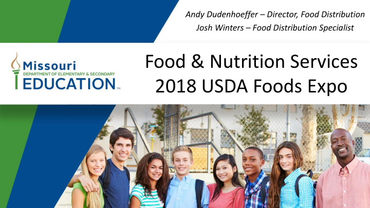 2018 usda foods expo dese fns staff introductions