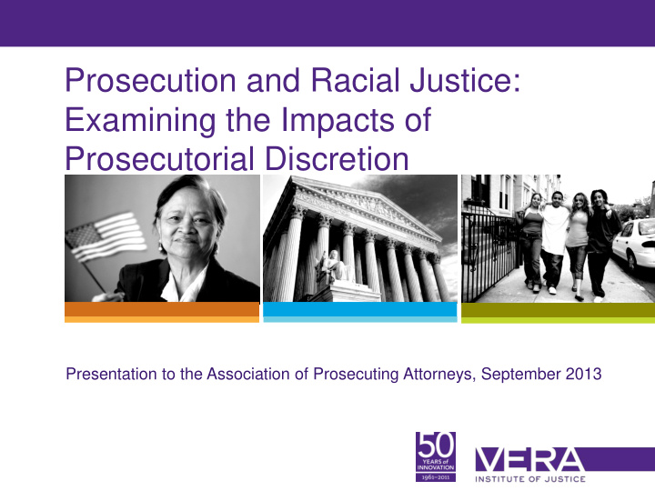prosecution and racial justice examining the impacts of