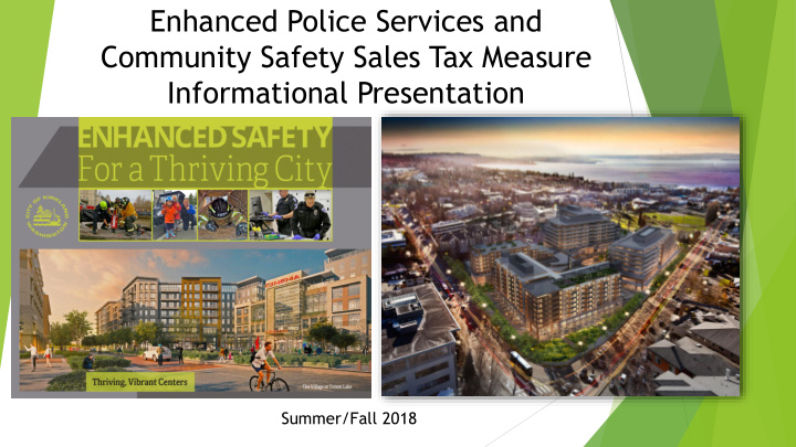 enhanced police services and community safety sales tax
