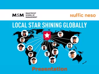 Presentation  Introduction  Ms. Hermina Kooyman,  Manager Enrollment and  Career Services