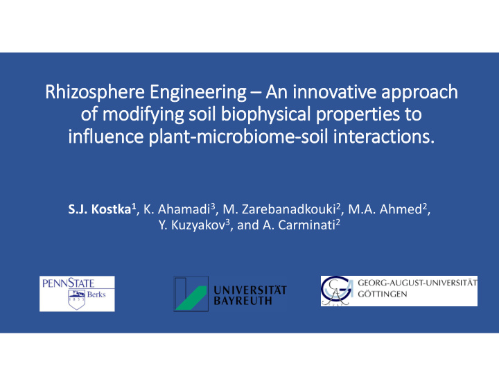 rhizosphere engineering an innovative approach of