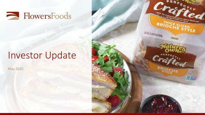 investor update
