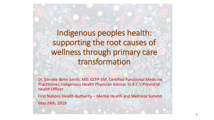 in indigenous peoples health