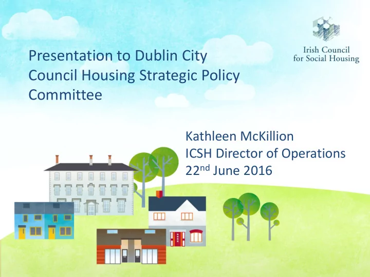 council housing strategic policy