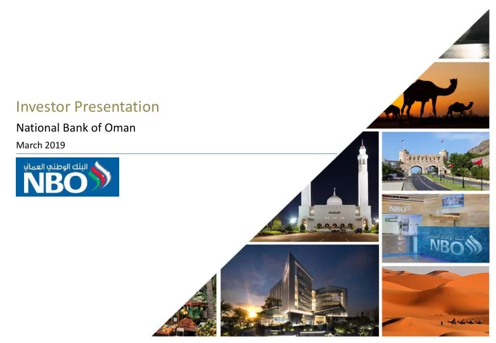 investor presentation