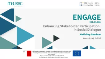 Through this contract MEUSAC (the Malta-EU Steering and  Action Committee) sought to identify the