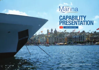 CAPABILITY  PRESENTATION  V.9  WWW.ARROL.COM  Capability Presentation | page 1  CONSULTANCY FOR